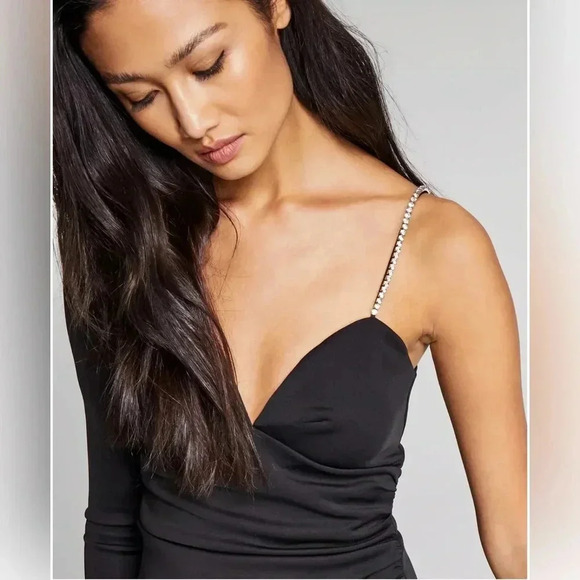 Jeannie Mai INC One Shoulder Bodycon Dress | size large - Picture 4 of 12
